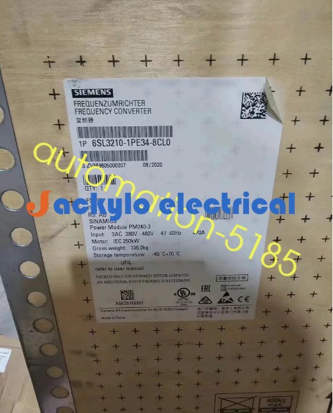 1PCS Siemens frequency converter 6S3210-1PE34-8CL0 brand new fedex or DHL