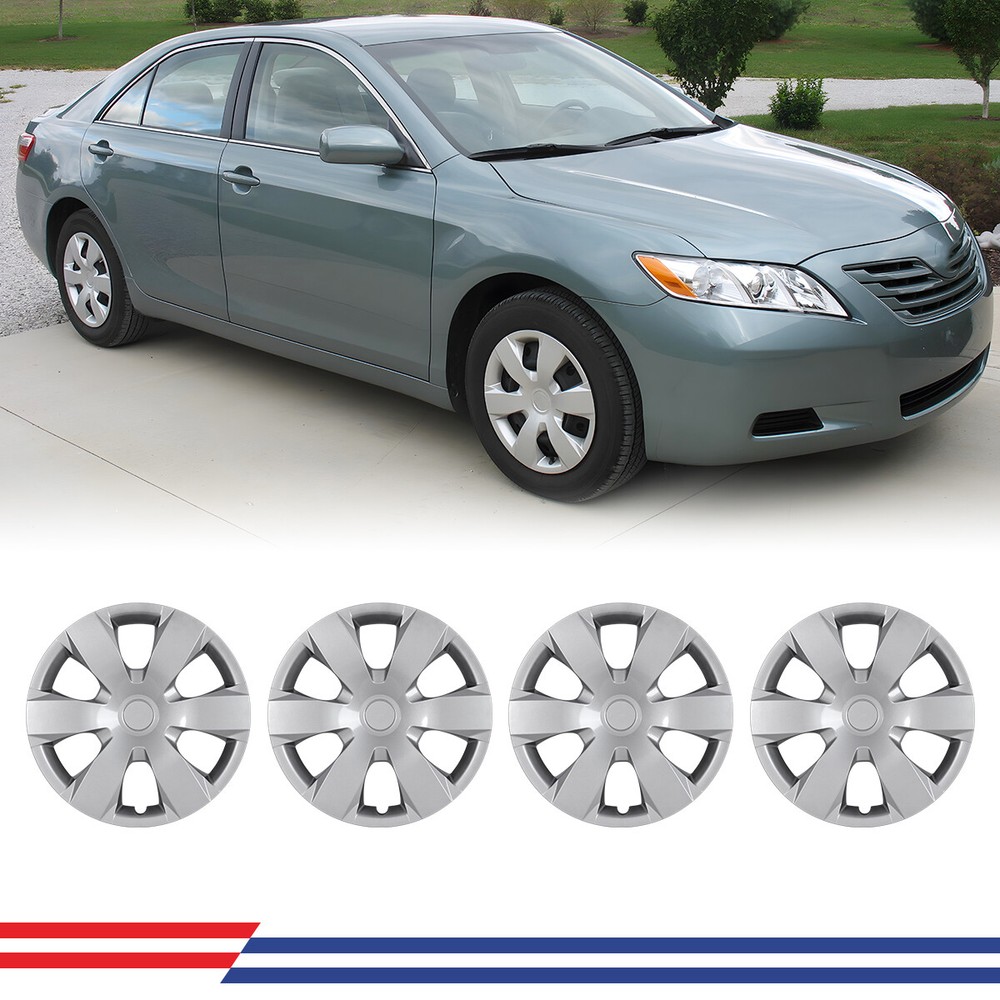 16'' Wheel Covers Full Rim Snap On Hubcaps For 2007-11 Toyota Camry Hybrid 4pcs