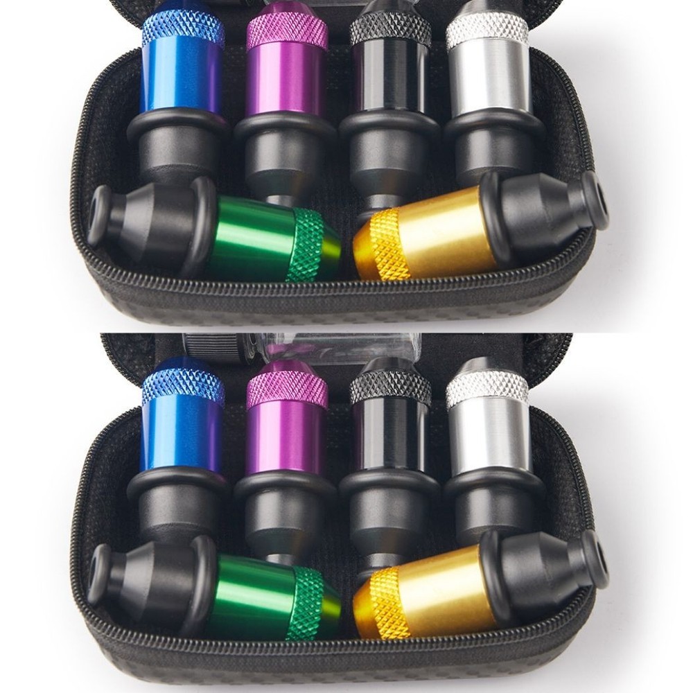 12 Pc Sneak a Toke Mini One Hitter Metal Tobacco Portable Smoking Pipe With Tool