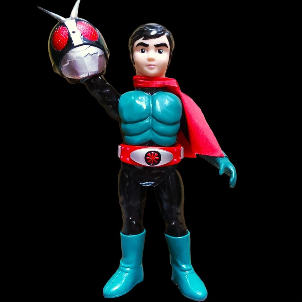 Medicom Toy Kamen Rider Old No.2 Mask Remover Soft Vinyl 9.4