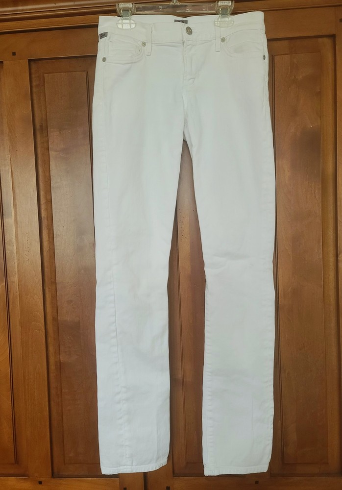 Citizens of Humanity White High-Rise Skinny Jeans Size 26 Inseam 32 Length 40
