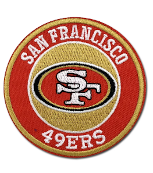 SAN FRANCISCO 49ers - NFL - NATIONAL FOOTBALL LEAGUE - Embroidered Iron On Patch