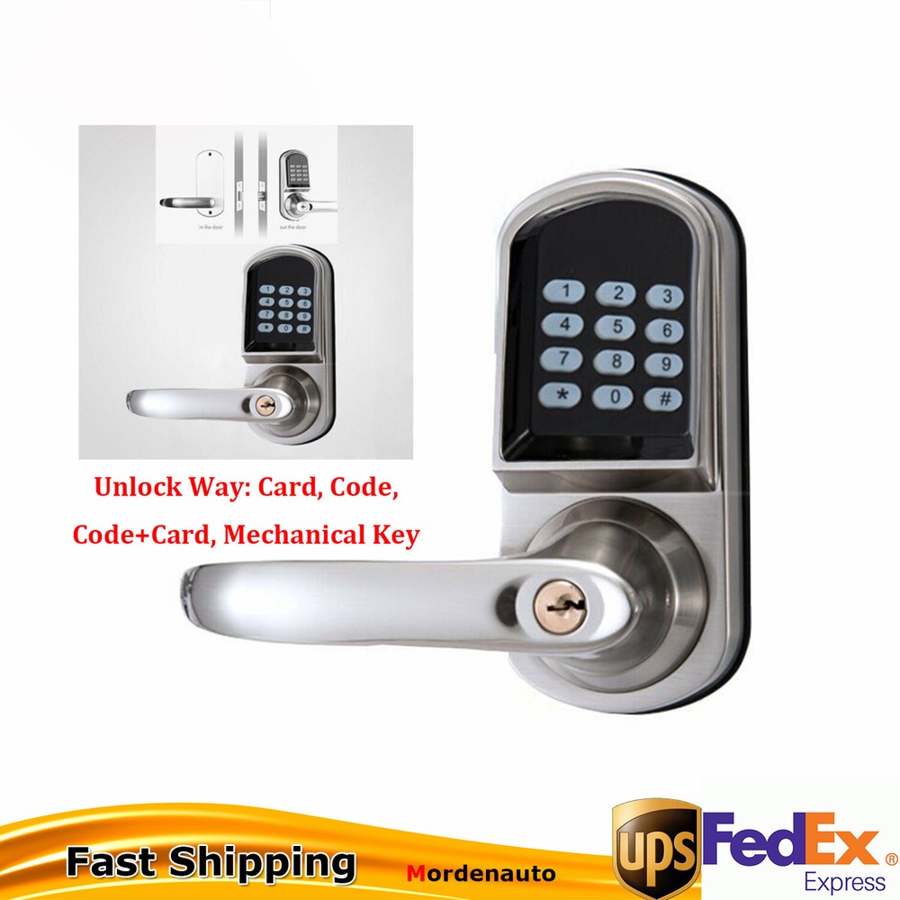 Keyless Electronic Digital Keypad Entry Door Lock Knob Left Hand