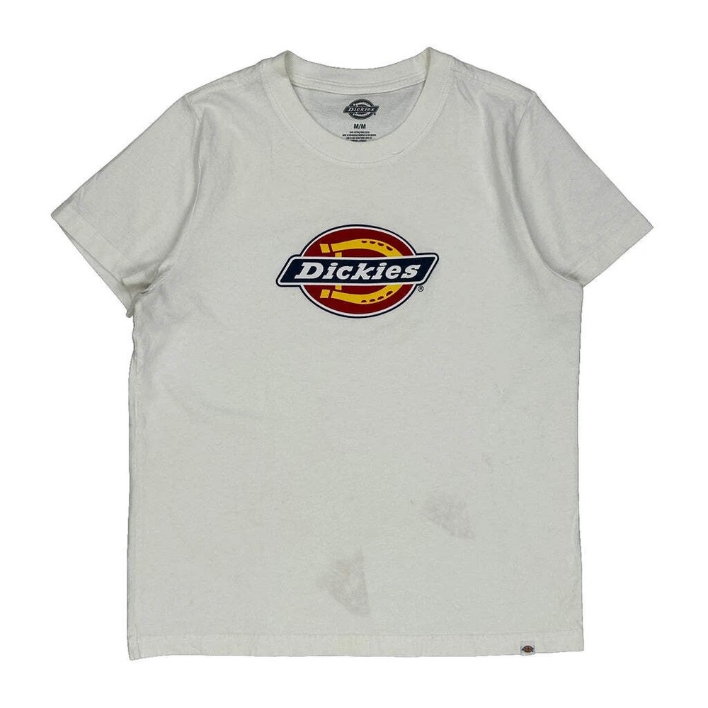 Dickies T-Shirt - Medium White Cotton