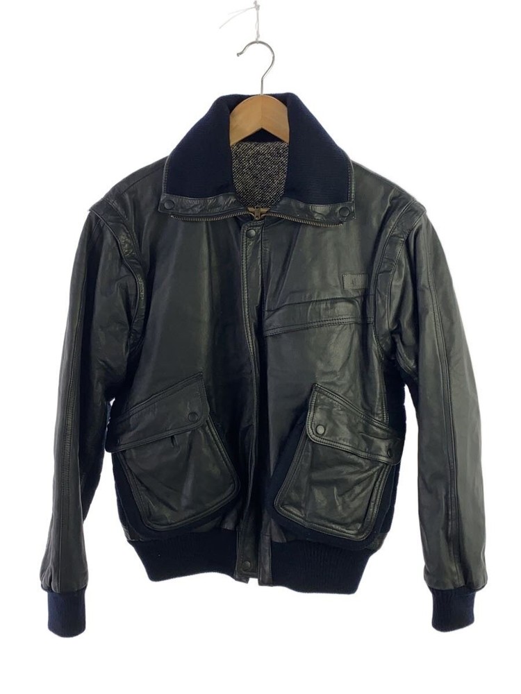 Leather Jacket Blouson/-/Cowhide/Blk 3464