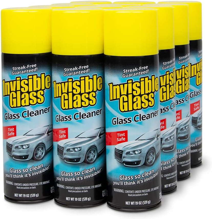 91164-12PK Premium Glass and Window Cleaner for Auto and Home Cleans Glass, Wind