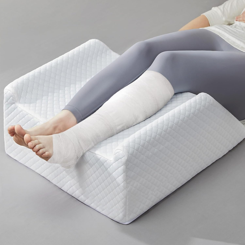 Leg Elevation Pillow for Post-Surgery Swelling & Circulation Support  