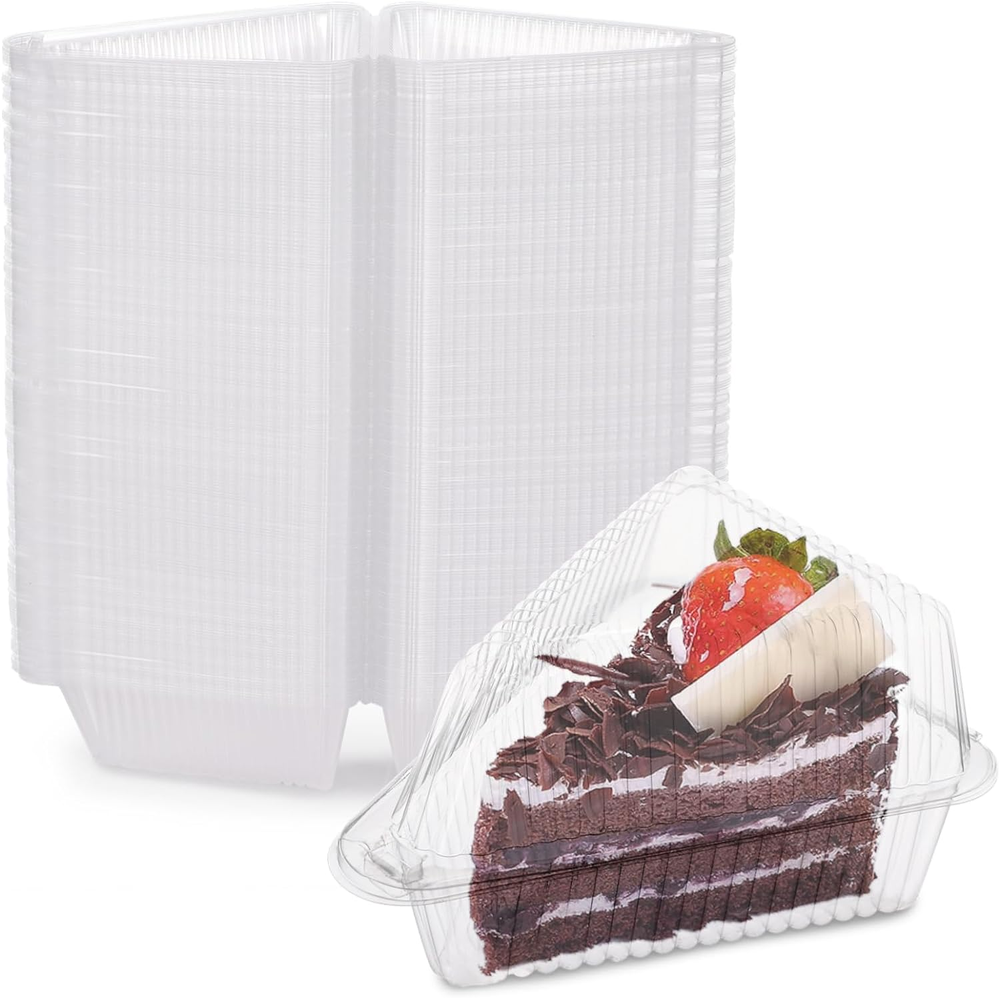 200 PCS Cake Slice Containers 5