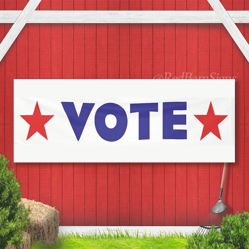 Vote | Election Elect Indoor Outdoor Banner