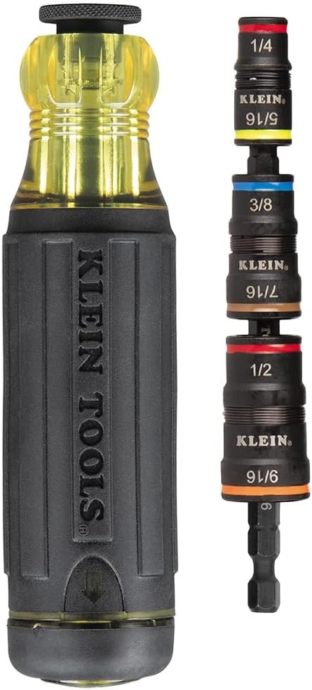 Klein Tools 32303HD 20-in-1 Impact Driver Set with SAE Rated Sockets