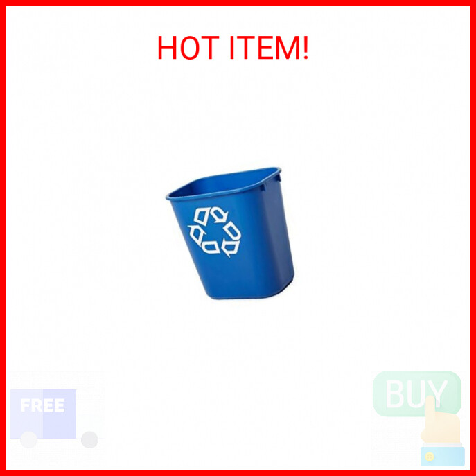 Wastebasket Recycling Medium 28 Qt/7 GAL Deskside Trash/Garbage Container/Bin, f