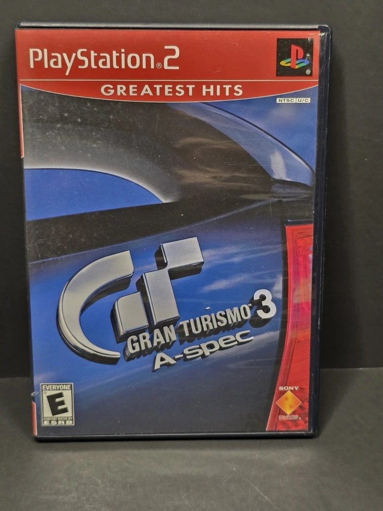Gran Turismo 3 A-spec Video Game (Sony PlayStation 2, PS2) Reg Card FREE SHIP
