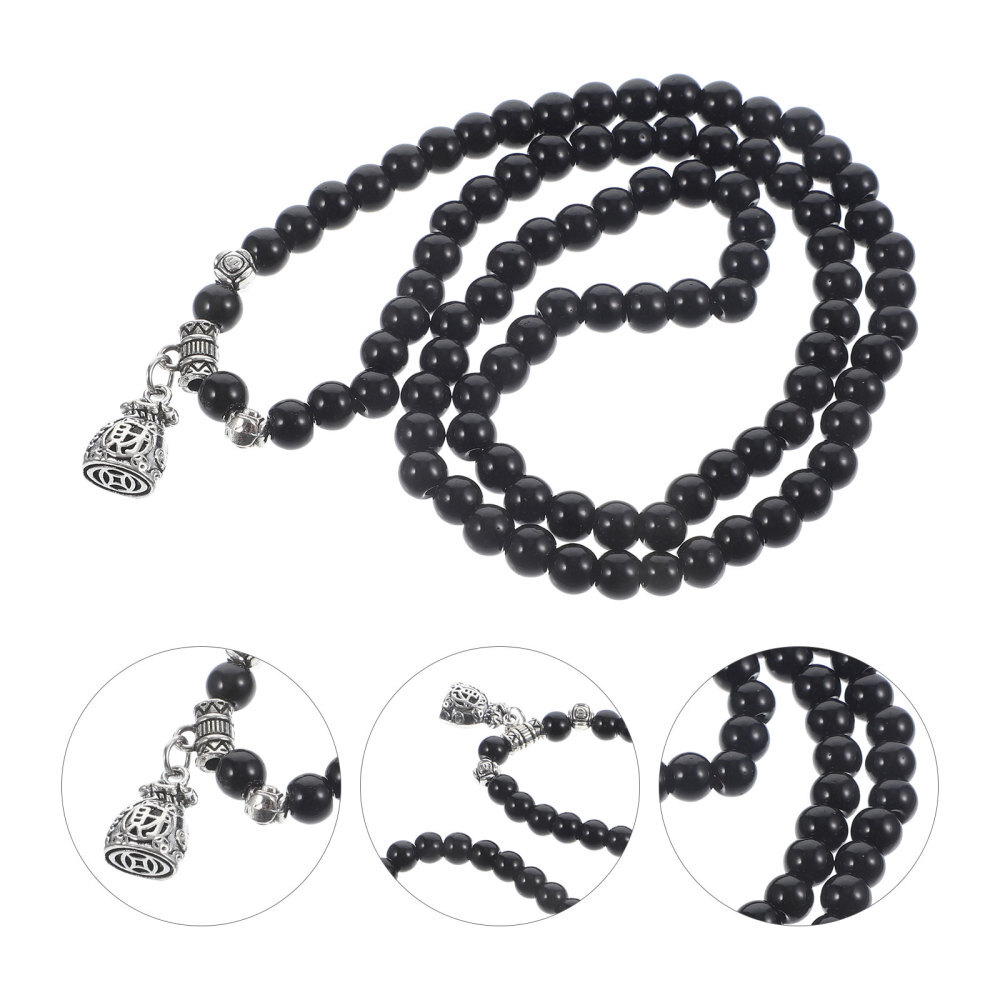Vintage Layered Beaded Bracelet and Necklace Set