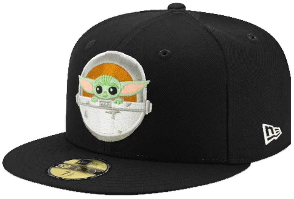 New Era Baby Yoda Black Poly Star Wars 59Fifty Fitted Cap Limited Edition