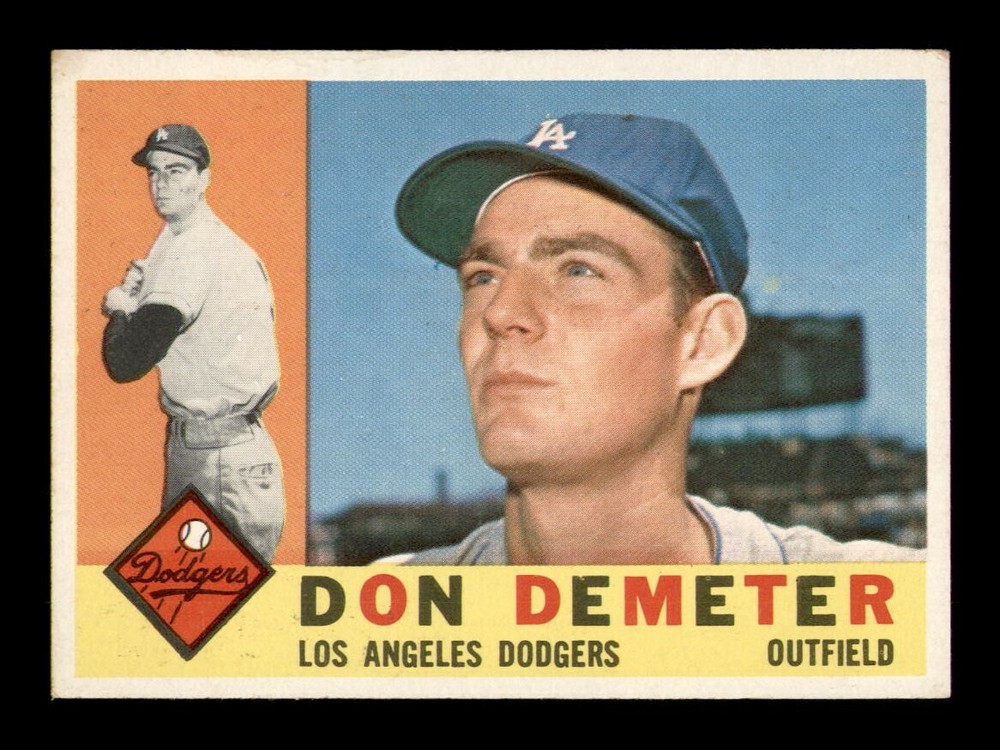 1960 Topps #234 Don Demeter EX-MINT Baseball Card OBGcards