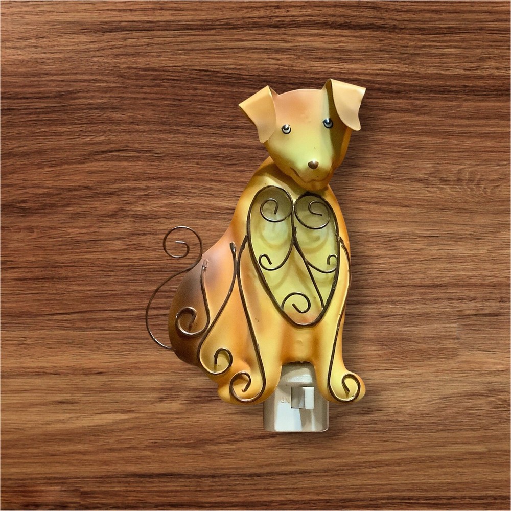 Regal Art & Gift Metal Dog Nightlight for Stylish Home Decor