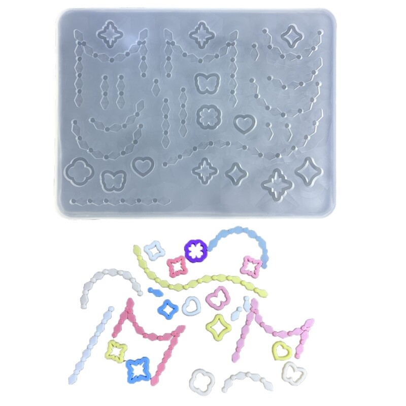Color Strip Silicone Mold for Epoxy Resin Pendant Jewelry Making