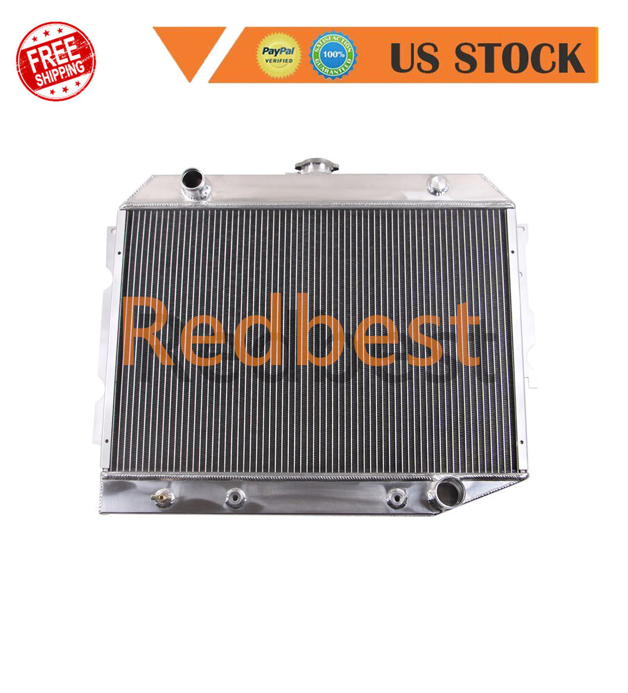 3Row Aluminum Radiator For 1968-1974 Dodge Charger/Plymouth Mopar Cars 5.2L 5.9L