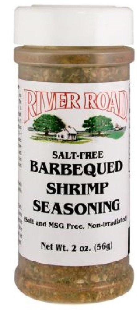 River Road Salt-Free BBQ Shrimp Seasoning in 2-Oz Shaker Bottle