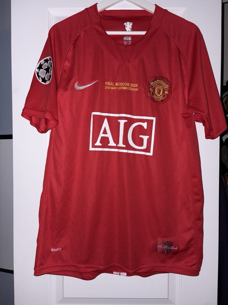 CRISTIANO RONALDO SHORT SLEEVE MAN U 07/08 JERSEY MEDIUM