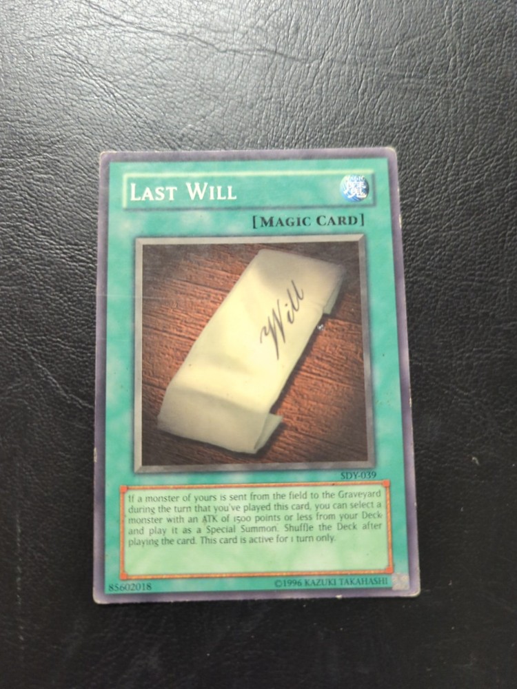 Yu-Gi-Oh SDY-039 Yugi Starter Deck Last Will Unlimited MP