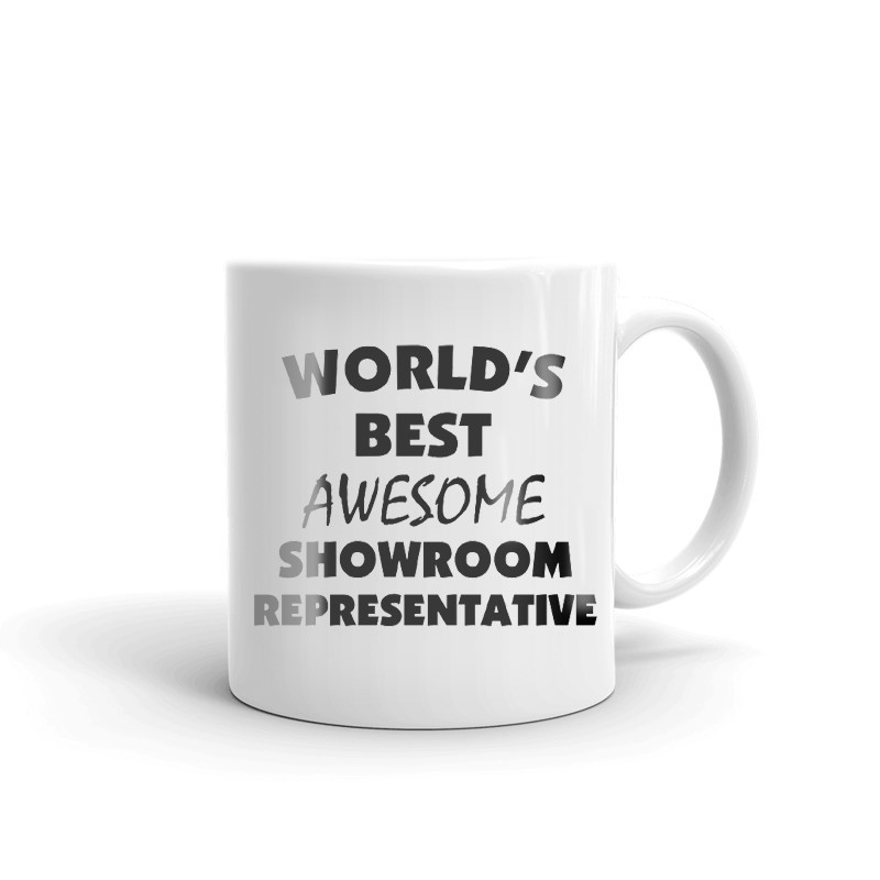 World's Best Awesome Showroom Representative Coffee Tea Ceramic Mug Office Gift