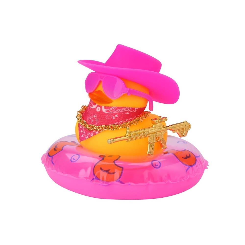 Ducks for Cars - Rubber Duck for Dashboard of Car, Yellow Squeak Ducky Car Or...