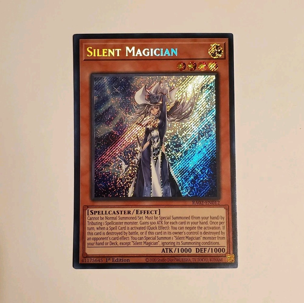25th Anniversary Silent Magician Secret Rare RA02-EN012