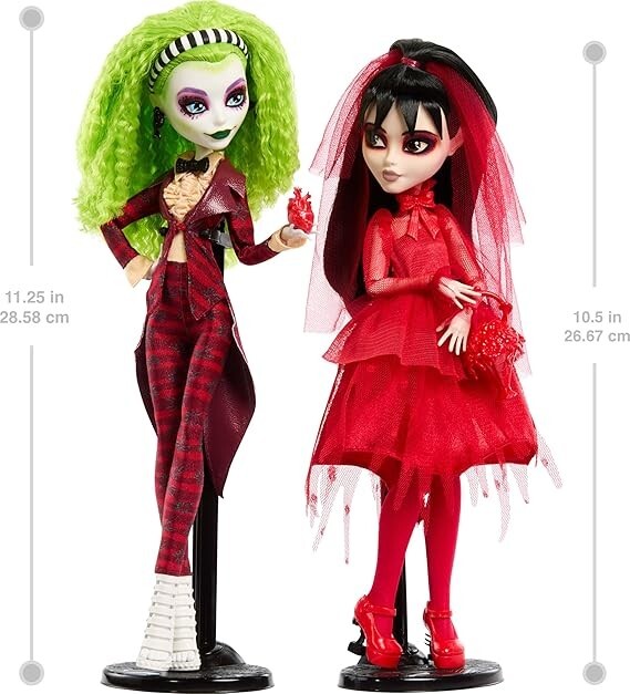 Presale - Beetlejuice Beetlejuice Valentines Day Doll set Monster High Confirmed-image