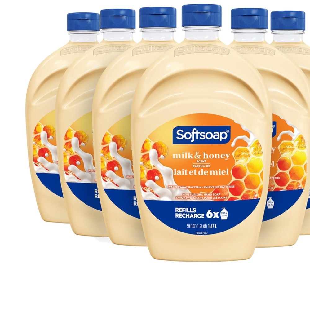 300oz Premium Milk & Honey Scented Hand Soap - Gentle Bacteria-Fighting Wash  