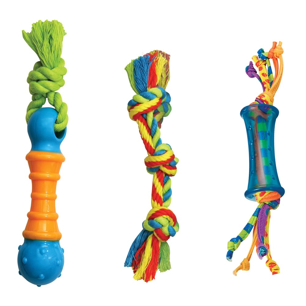 Orka Mini Dental Dog Chew Toys - 3 Pack