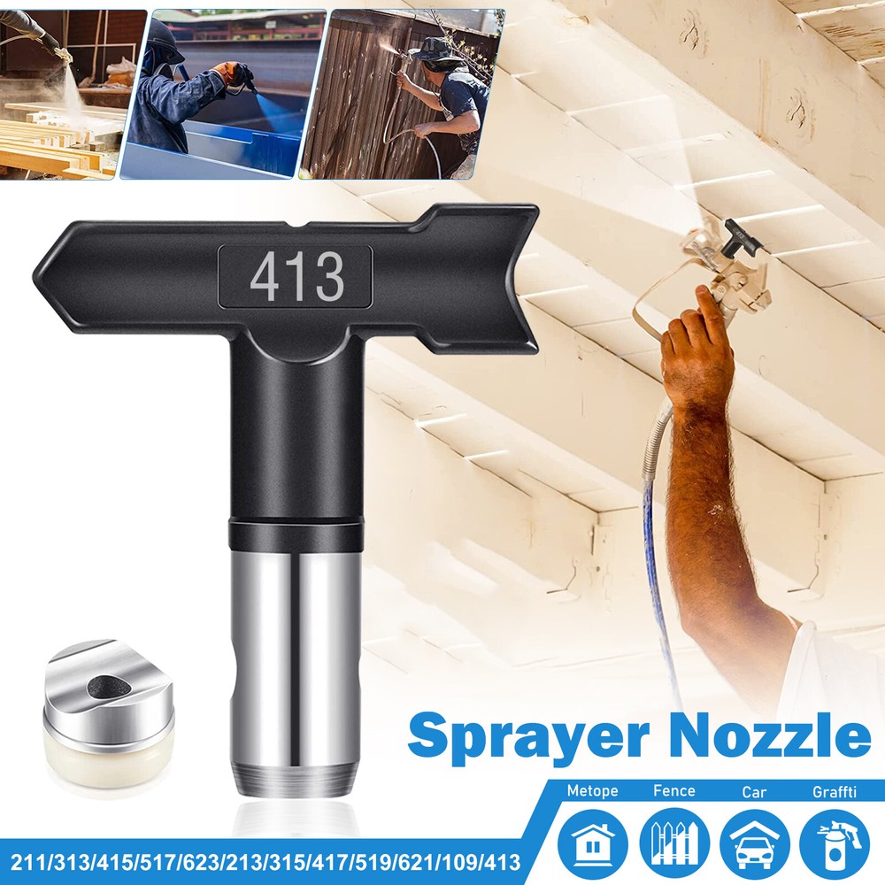 Paint Sprayer Tips Reversible Airless Spray Nozzles Tips Spraying Machine Parts