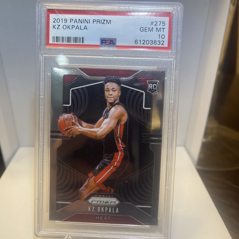 2019 Panini Prizm KZ Okpala Miami Heat Rookie PSA 10 GEM MINT Card #275