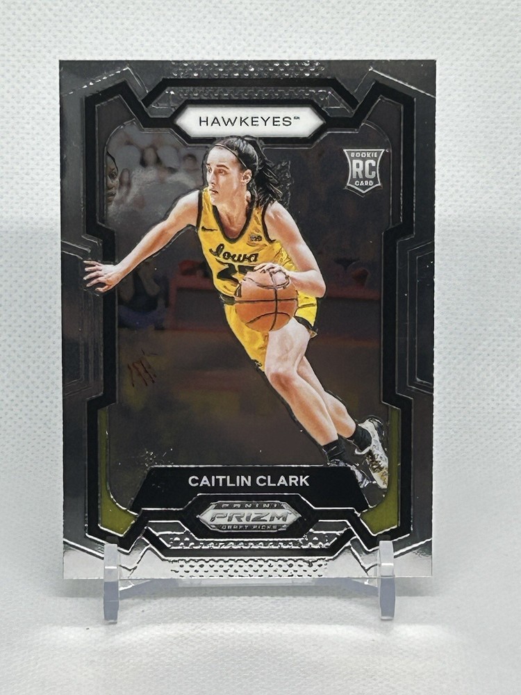 2024 Prizm Draft Picks Caitlin Clark Rookie Card #57 Iowa Hawkeyes