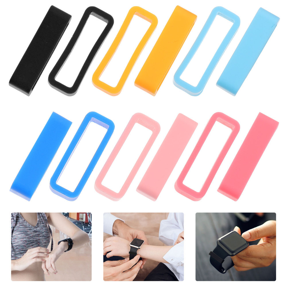 12 Pcs Replacement Watch Rings Bezel Watchband Retainer Clip