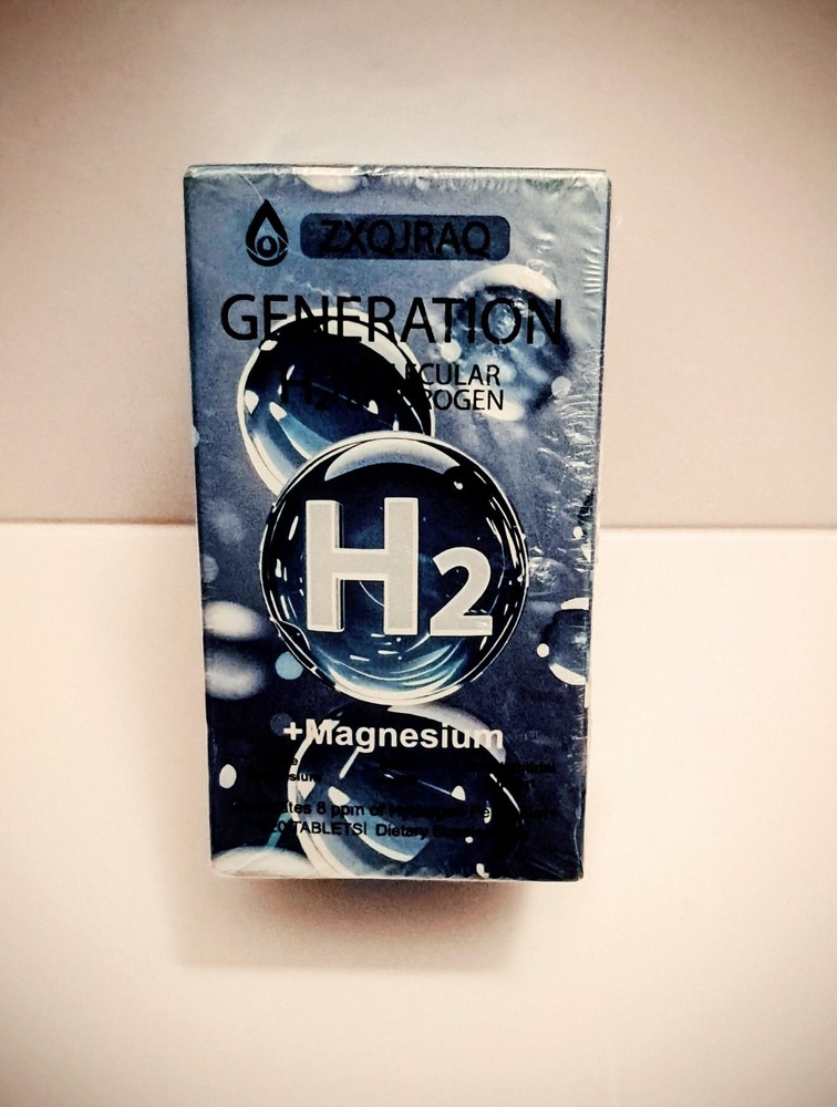 Generation H2 Molecular Hydrogen Water Tablets with Magnesium Supplement 120ct