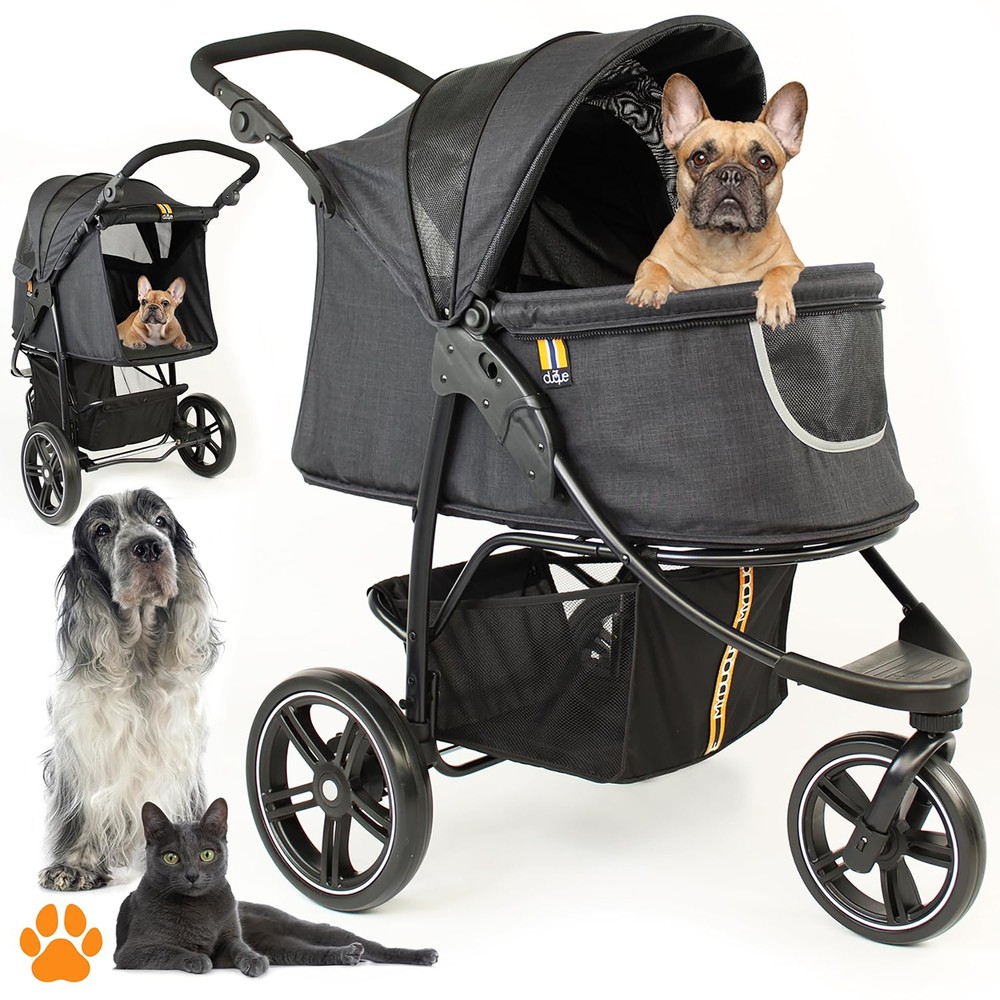 My Duque: Pet 3-Wheel Stroller - For Dog, Cat & Pets Up To 33 lbs
