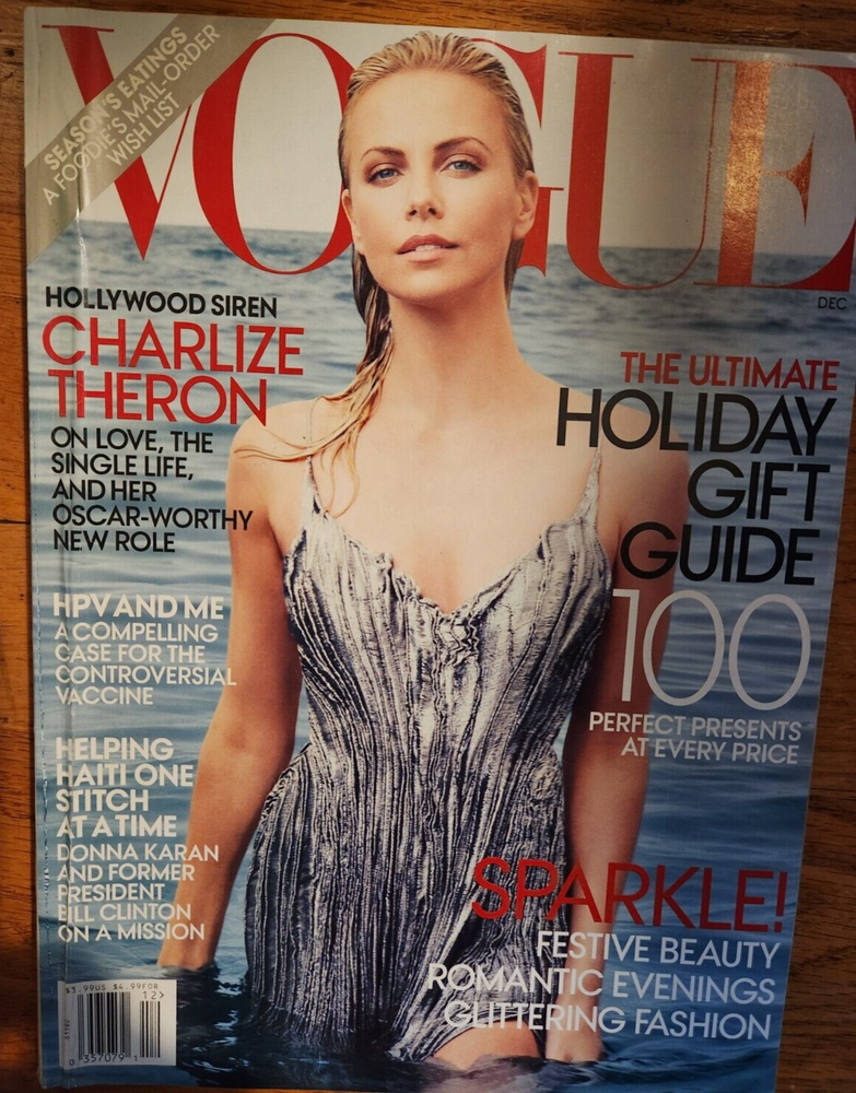 Vogue Magazine December 2011 Hollywood Siren Charlize Theron