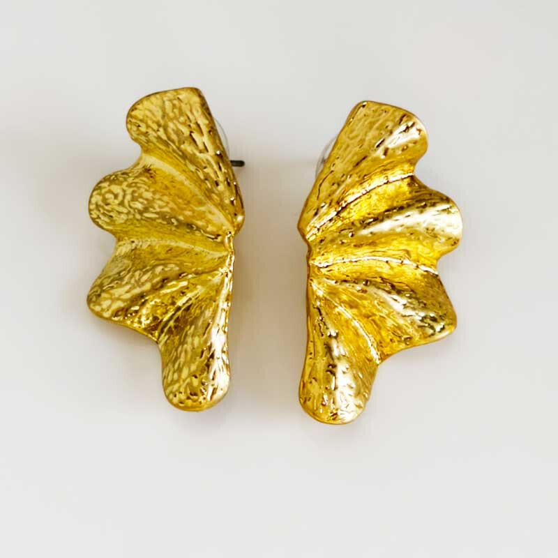 Zara Vintage Bold Stud Earrings Women Holiday Party Statement Jewelry