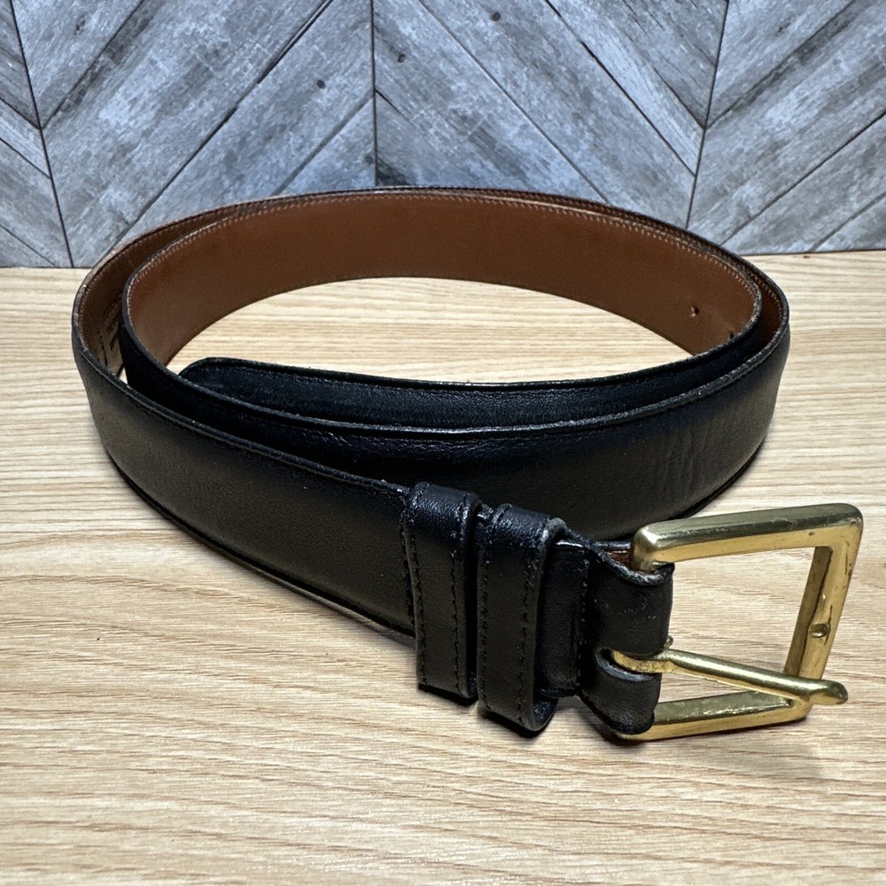 COACH Black Tanned Cowhide Dress Belt for Men Size 42 105 Model 7600