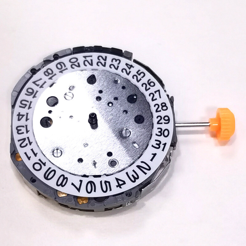 3-Color Date Calendar Quartz Movement Replacement for Miyota JS16 Watch