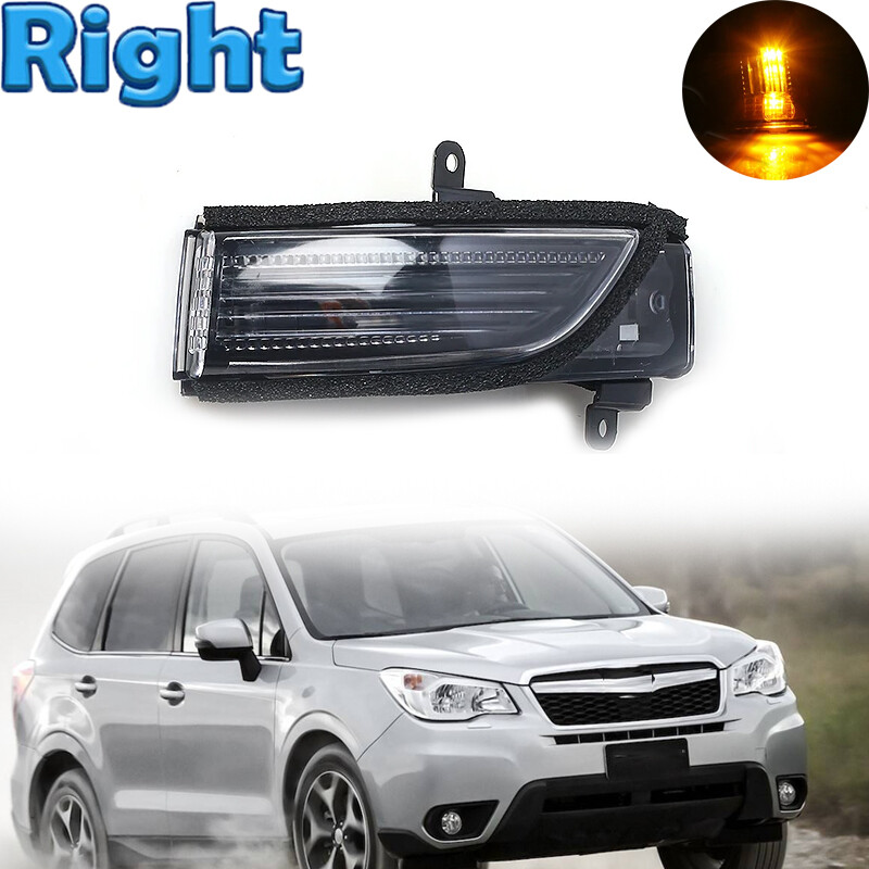 Right Door Side Rear View Mirror Turn Signal Lens For Subaru Forester Impreza