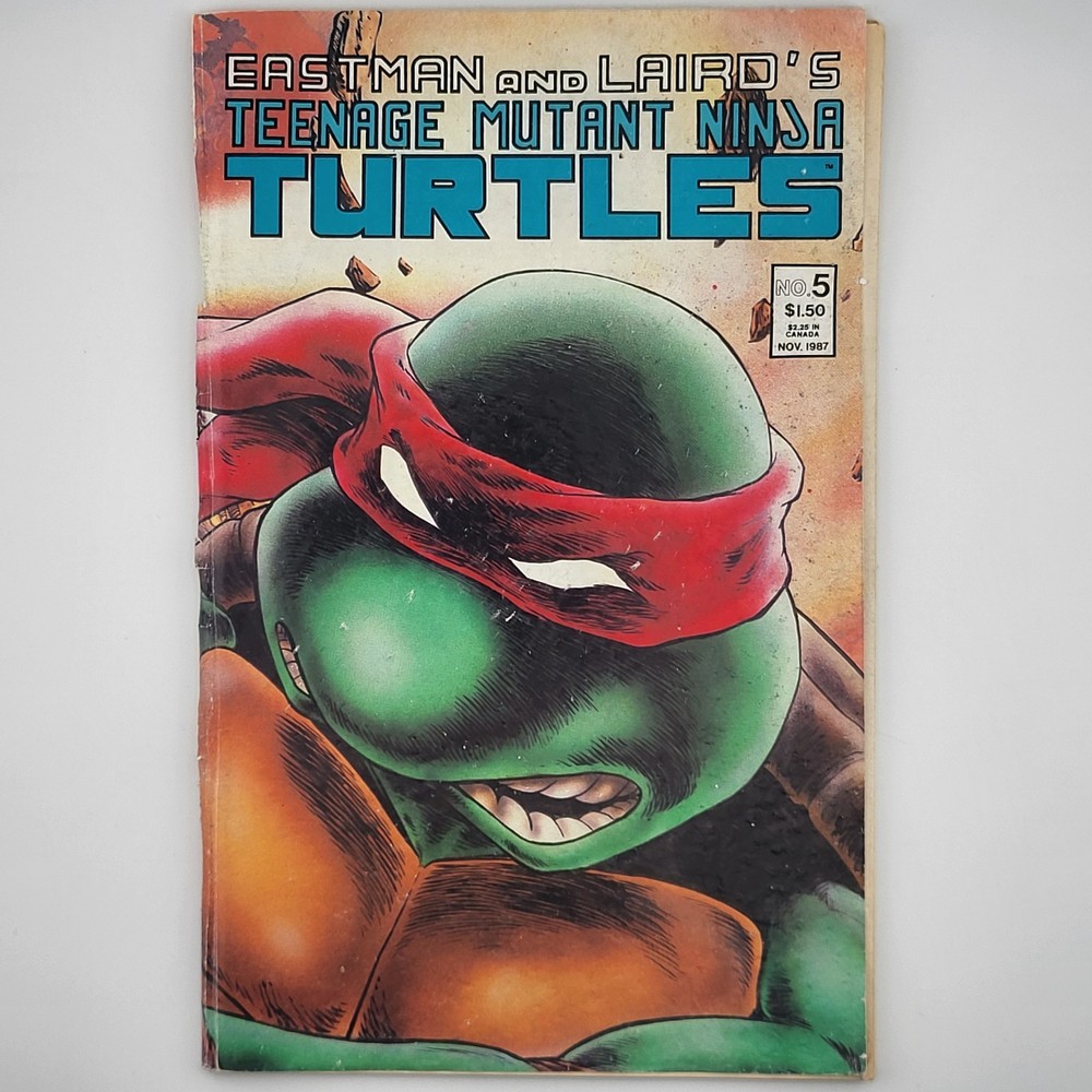 Teenage Mutant Ninja Turtles #5 Second Printing (1987) VG- 3.5 Mirage Studios