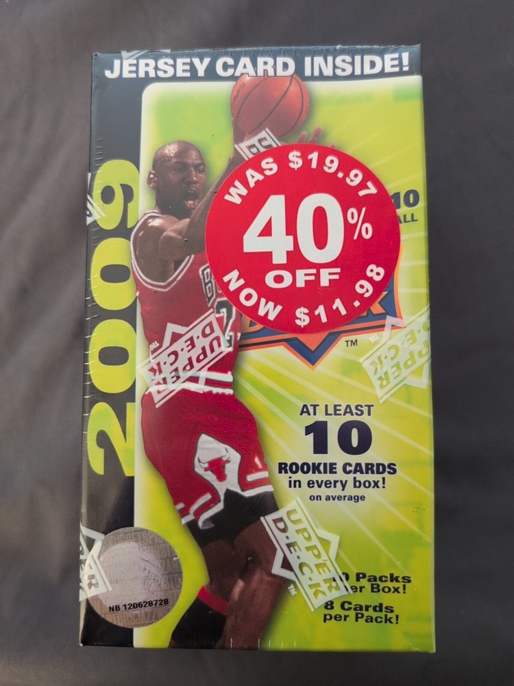 2009-10 Upper Deck NBA Blaster Box Sealed 10 Packs Basketball Cards