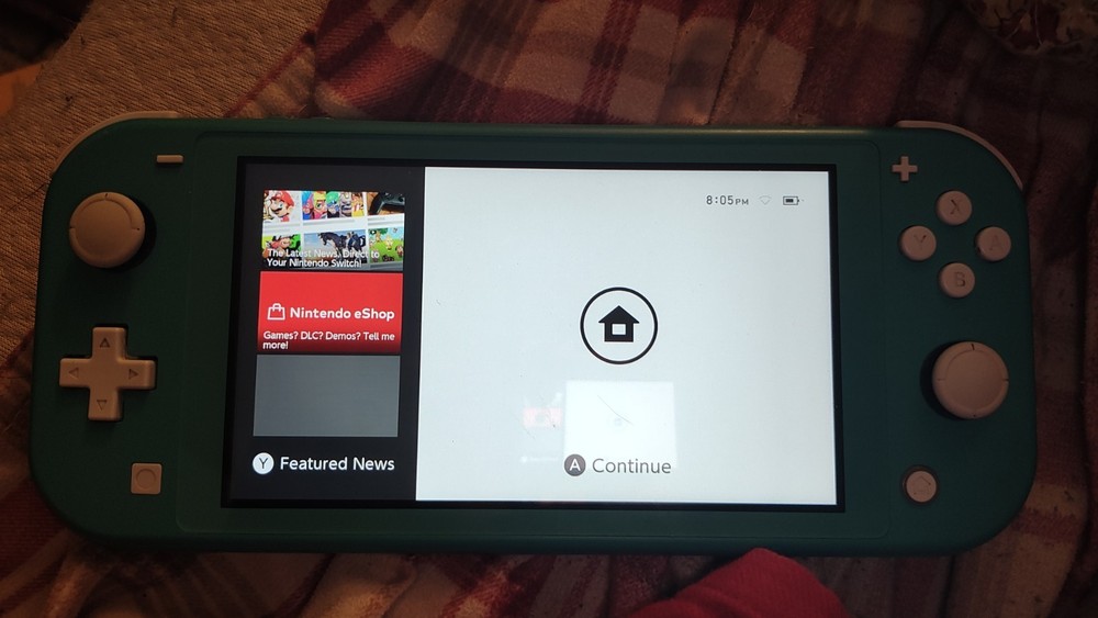 Nintendo Switch Lite Teal Good Working Condition No Charger