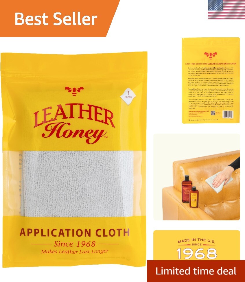 Scratch-Free Microfiber Cloth for Leather Conditioner & Cleaner - Since 1968