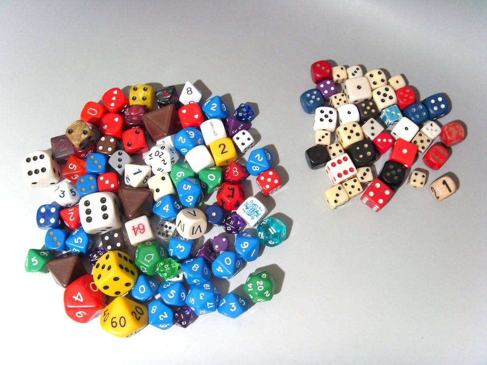 BULK DICE BUNDLE LOT x116 DIE MODERN VINTAGE CUSTOM BOARD GAMES WARHAMMER DND