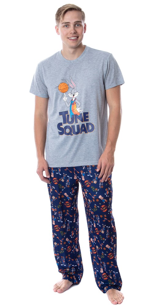 Looney Tunes Mens' Space Jam Movie Bugs Bunny Sleep Pajama Set (XXX-Large)