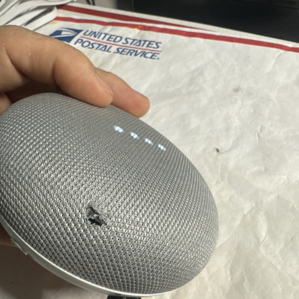 Google Home Mini (H0A) Smart Assistant 7926L98CJN, W/USB Cable