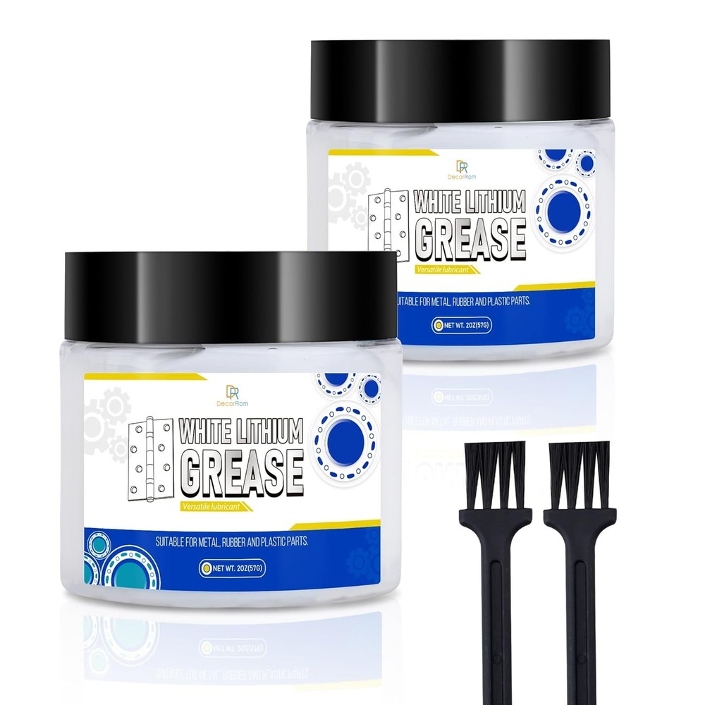White Lithium Grease 4oz - Multi-Purpose High Temp Lithium Lubricant for Automot